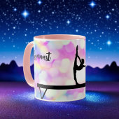 Mok Gymnastiek Beam Bokeh met naam voor gymnast