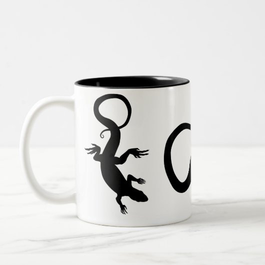 Mok hagedis met hagediartschaken (Links)