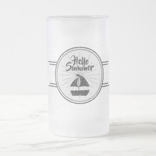 mok Hallo zomerbevuilde glazen bier