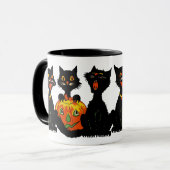  Mok Halloween Black Cats uit de jaren dertig (Voorkant links)