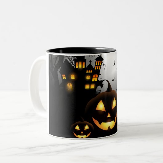 Mok Halloween Coffee (Voorkant links)