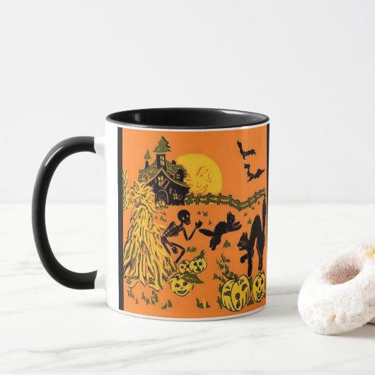  Mok Halloween Coffee (Met donut)