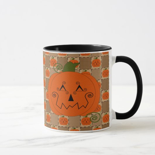 Mok Halloween Patchwork Pumpkin (Rechts)
