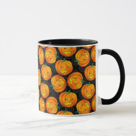 Mok  Halloween Pumpkin Pattern