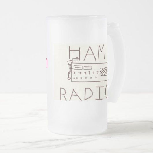 Mok Ham Radio Callsign (Voorkant rechts)