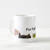 Mok Ham Radio "Fist Fight" door Brownielocks (Voorkant links)