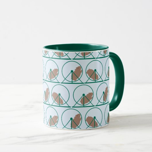 Mok hamsterwiel (groen) (Voorkant rechts)