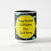 Mok "Hanukkah Paisley Dreidels and Stars" (Midden)