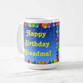 Mok Happy Birthday Grandad (Voorkant links)