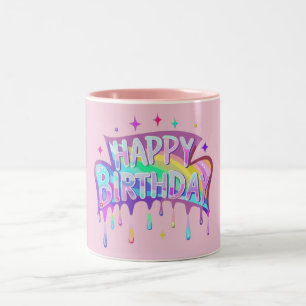 mok "Happy Birthday Typography"