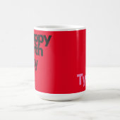 Mok Happy Birthday Word Naam Bewerken (Center)