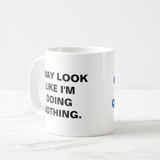 Mok hard werken (Voorkant links)