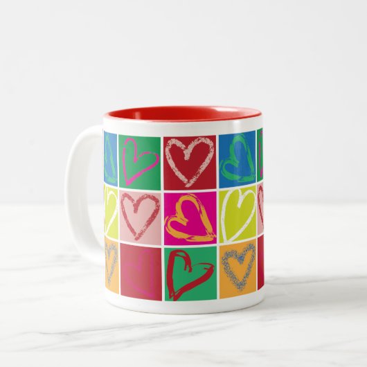 Mok hart (Voorkant links)