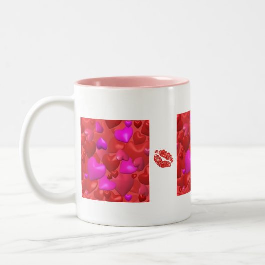 Mok hart en kussens koffie (Links)