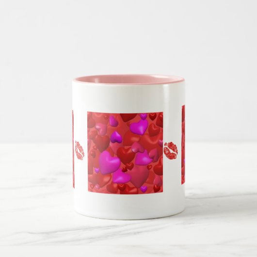 Mok hart en kussens koffie (Center)