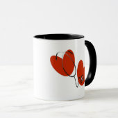 Mok hart en stethoscoop (Voorkant rechts)