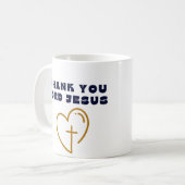 Mok Hartelijk dank, Jezus! Gift idea|Christelijk i (Voorkant links)