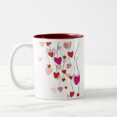 Mok harten wijn (Links)