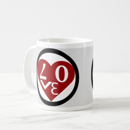 Mok hartliefde (Voorkant links)