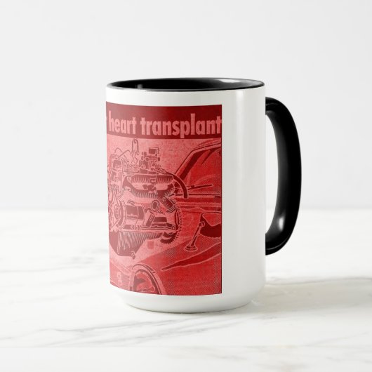 Mok harttransplantatie (Voorkant rechts)