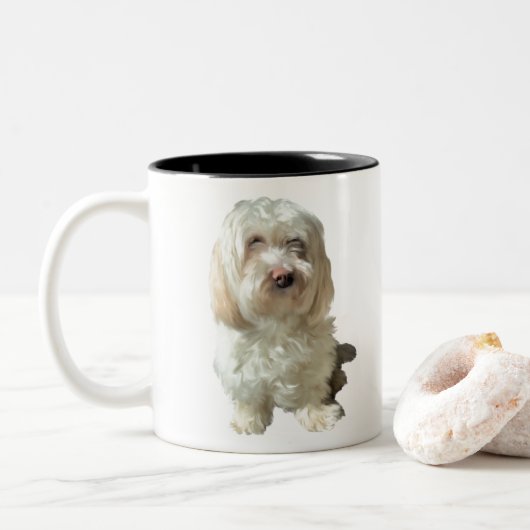 Mok Havanese Dog (Met donut)