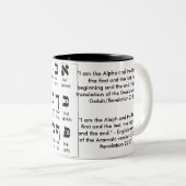 Mok Hebreeuwse Alfabet (Alef/Aleph Bet) (Voorkant rechts)