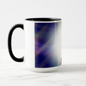 Mok hedendaagse Franse vlag en tekenfilm (Links)