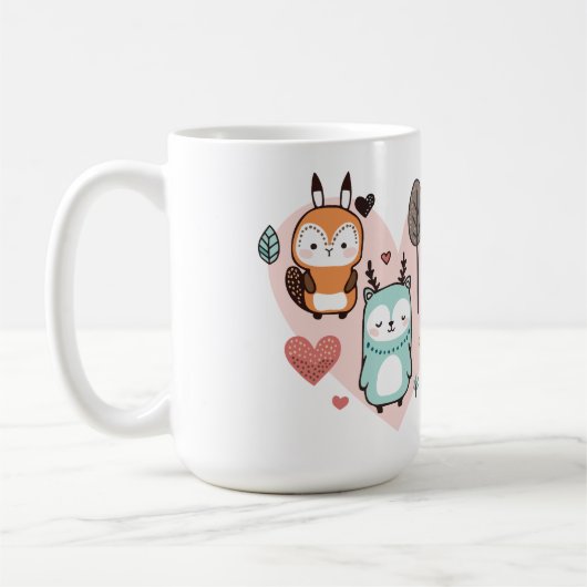 Mok heeft een leuke illustratie. (Links)