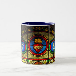 Mok heilig Glas in lood (J&M)