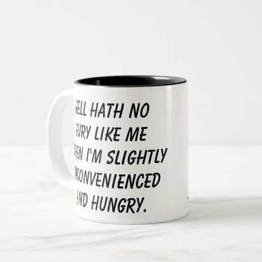 mok "Hell Hath No Fury" (Voorkant links)