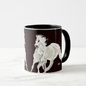 Mok hengsten op de vlucht (Voorkant rechts)