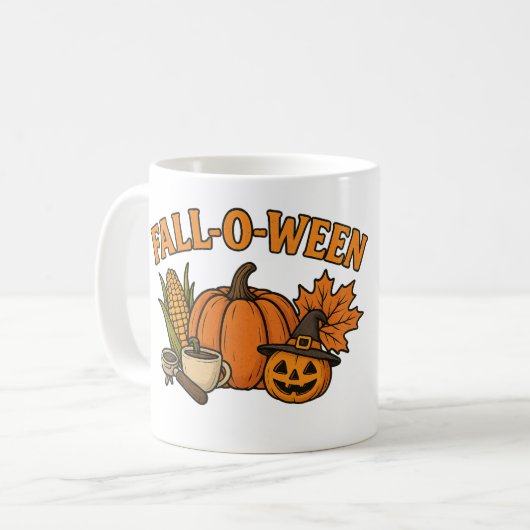 Mok HERFST-O-WEEN Mok – Leuke herfst & Halloween V (Voorkant links)