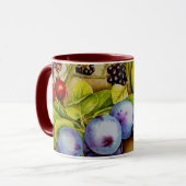 Mok herfsten in het herfst van de hedgerow (Voorkant links)