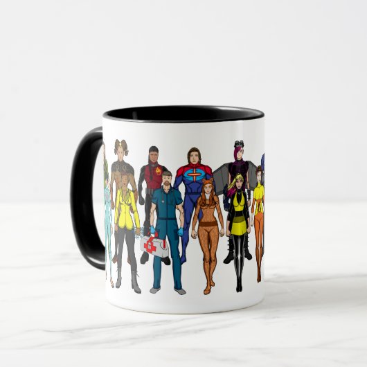 Mok Hero Academy "Family" (Voorkant links)