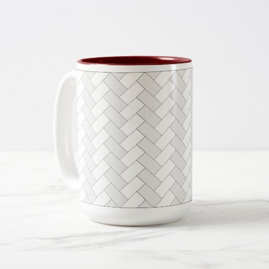 Mok Herringbone Coffee (Voorkant links)