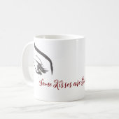 Mok "Het oog van een vrouw" en citeer (Voorkant links)