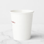 Mok "Het oog van een vrouw" Papieren beker (Links)