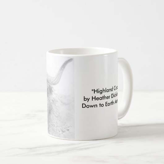 mok "Highland Coo" (Voorkant rechts)