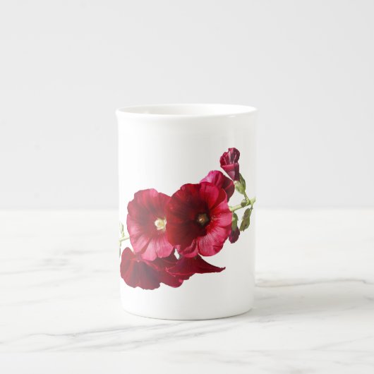 Mok Hollyhocbone china (Voorkant)