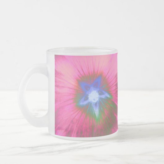 Mok Hollyhock Flower Velvet Frosted Glass (Links)