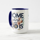 Mok: Home is waar mijn hond is Mok (Voorkant links)