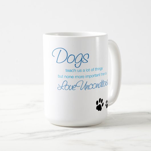 Mok Honden liefde (Voorkant rechts)