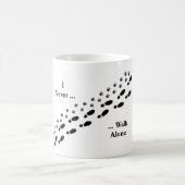 mok hondenliefhebber I Loop nooit alleen Pawprint (Center)