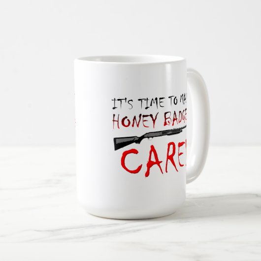 Mok Honey Badger Care (Voorkant rechts)