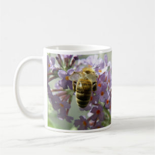 Mok Honeybee en Buddleia Flowers