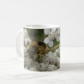 Mok Honingbij en bloemen (Voorkant links)
