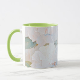 Mok, Hortensia Abstract Aquarel Afbeelding Mok