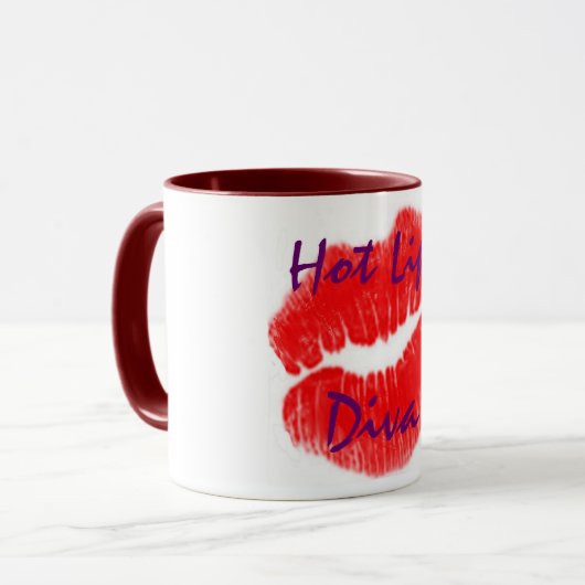 mok "Hot Lips Diva I" (Voorkant links)