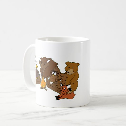 Mok Hout Badge Antelope (Voorkant links)