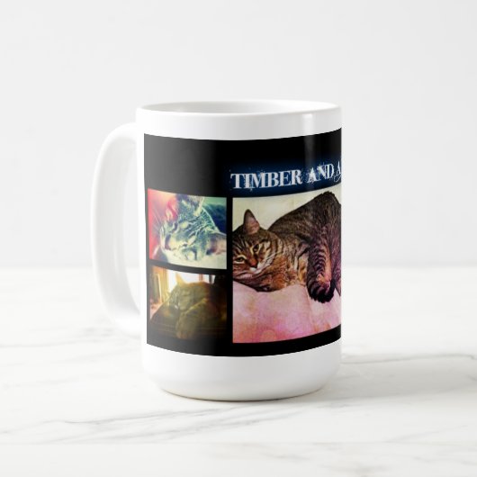 Mok hout en Athena "Siblings" (Voorkant links)